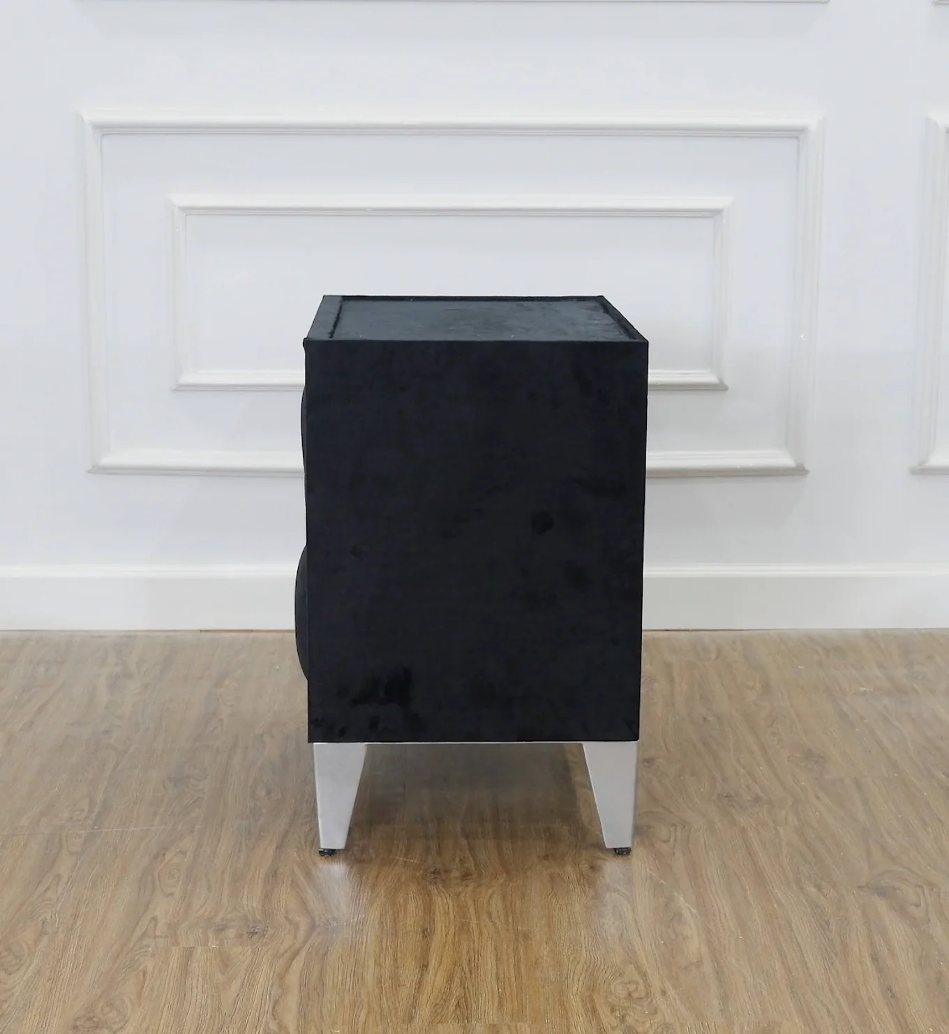 Carissa Bedside Table - Black - Image 5