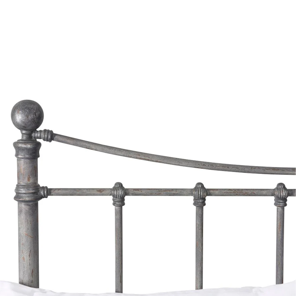 Quati Cast Iron Bed Frame with Surround Frame - Image 6
