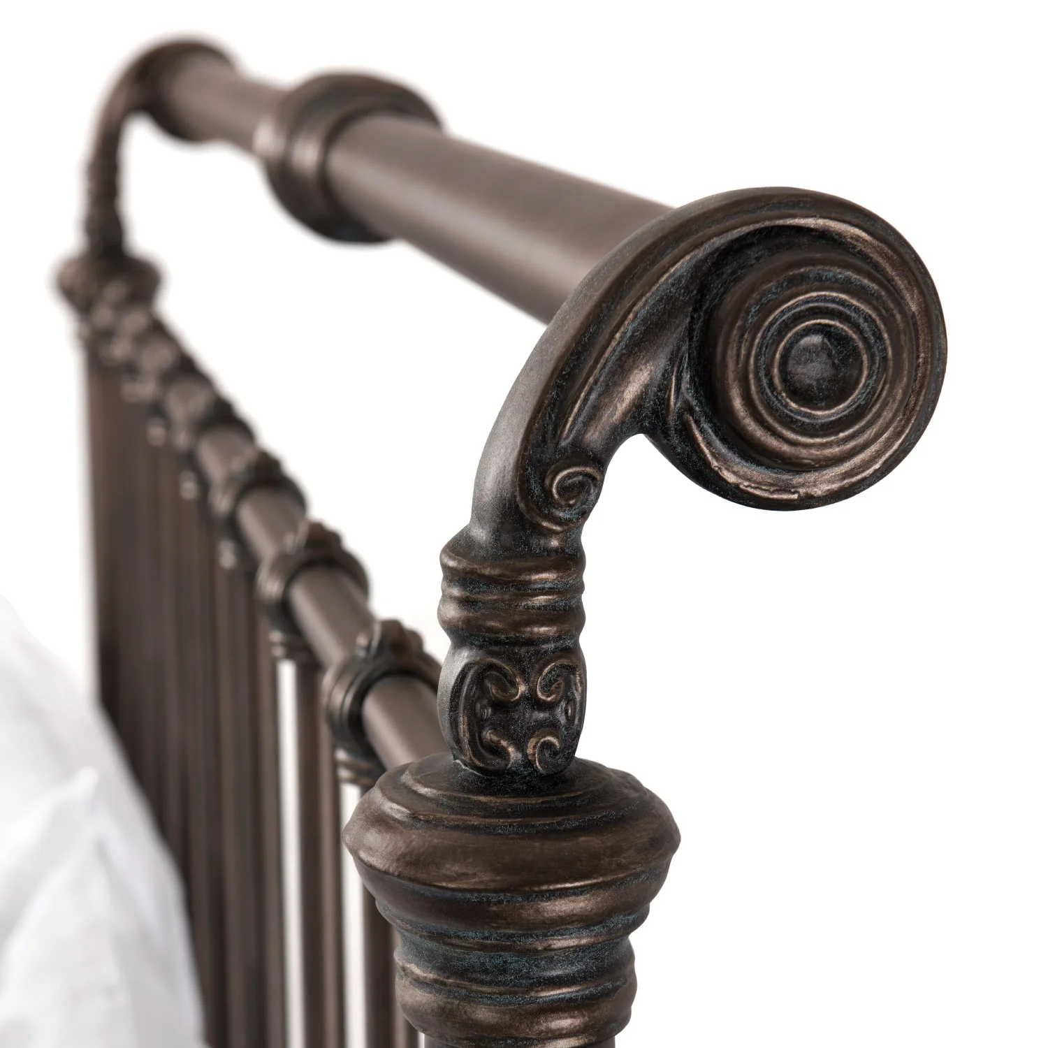 Sheffield Cast Iron Bed Frame with Surround Frame - Image 2