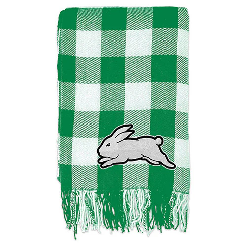 South Sydney Rabbitohs Tartan Throw
